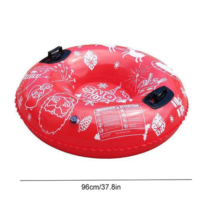 Universal Inflatable Ski RingWaterproof Winter Inflatable Snow Tube PVC Inflatable Skiing Circle Rings Outdoor Sports