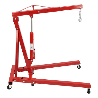 Engine Hanger Engine Crane Hydraulic Car Crane 2T Ton Folding Mobile Crane Auto Maintenance Tool