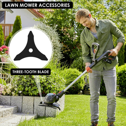 Steel Trimmer Grass Eater Head Carbon Blade Adapter Attachment Brush Cutter Blades for 20mm or 25.4mm for Lawn Mowers