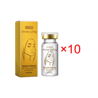 Soluble Protein Threads for Face Lifting Smoothes Fine Lines Improve Skin Elasticity & Firmness Absorbable Collagen Protein Line