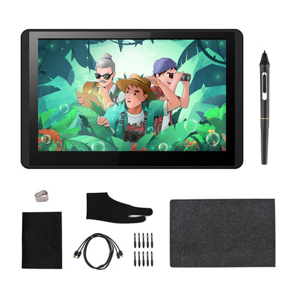Bisofice 12HD-A H-IPS LCD Graphics Drawing Tablet Monitor 11.6 Inch 8192 Pressure Level Passive Technology with Tilt Function