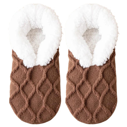 Winter Floor Socks Thermal Mens Slippers Socks Home Warm Women Socks Thickened Snow Socks Sleep Carpet Socks Non-slip Short Sock