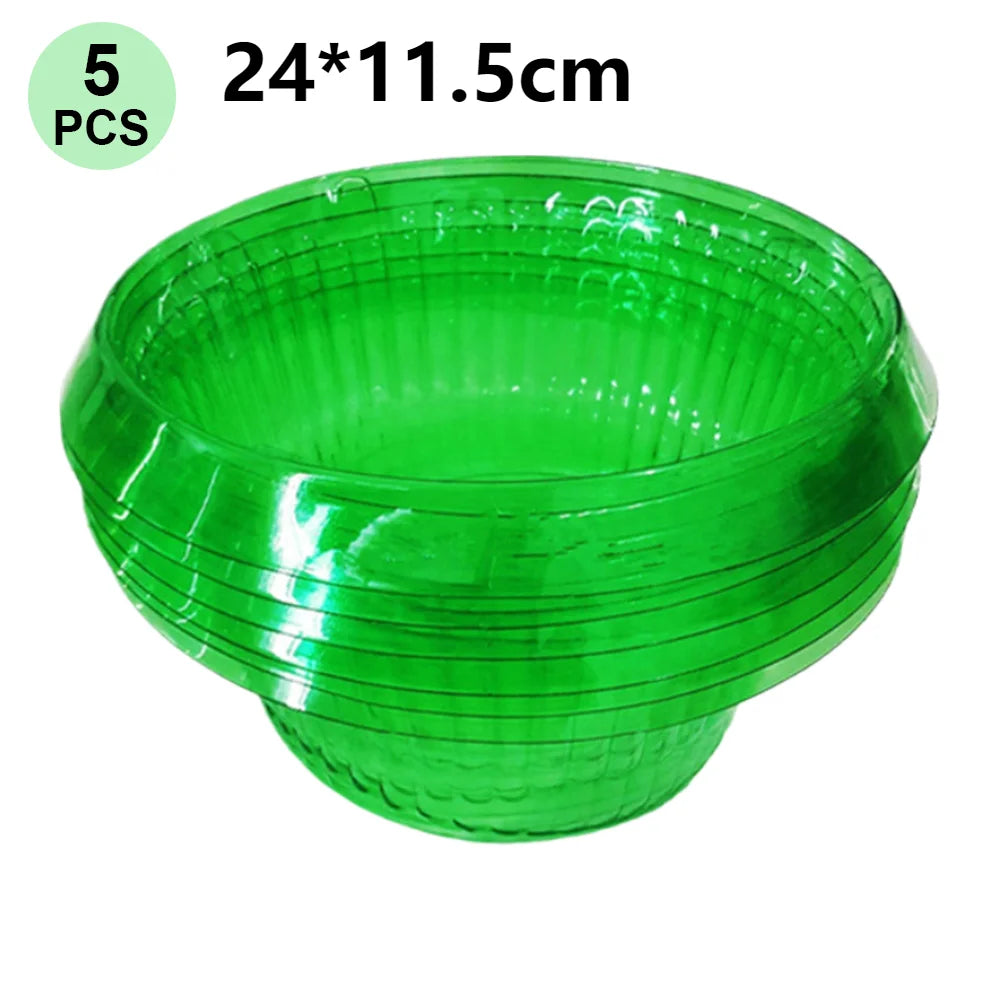 5-31PCS Green Garden Cloches Against Snails/weather Influences For Plant Care And Protection Effective Plant Protection Covers