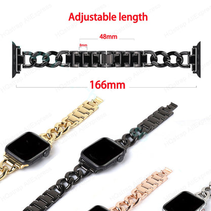 Stainless Steel Strap for Apple Watch 6 4 Se 7 Band 44mm 42mm 45mm 38/41 for Apple Watch Series 5 40mm Strap Band Bracelet Belt