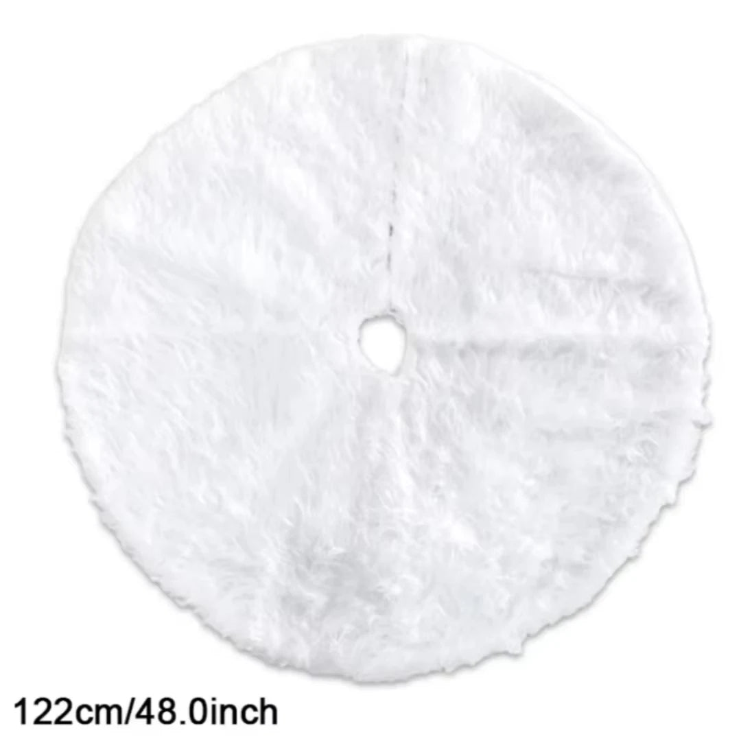 Plush Christmas Tree Skirt