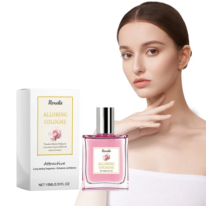 ROXELIS Rose Pheromone Perfume Rose Fresh and Elegant Perfume Date Atmosphere Charm Lasting Fragrance Lady Perfume Spray 0.51 oz
