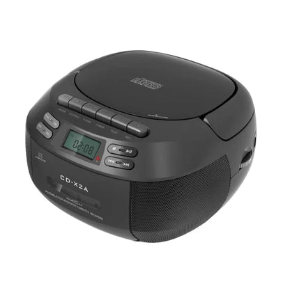 CD Player Boombox Cassette Player Combo with Bluetooth,AM/FM Radio,Stereo Sound with Remote Control,AUX/USB Drive,Tape Recording