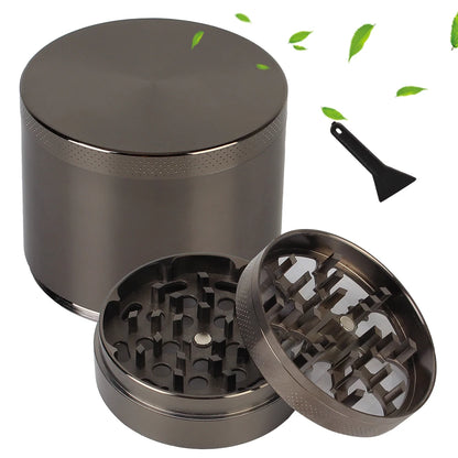 Smoking Herb Cutter 4-layer 63mm Herb Tobacco Grinder Zinc Alloy Manual Hand
