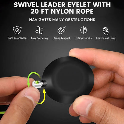 Magnetic Wire Puller Wire Routing Magnet Tool Garden Repair Cable Puller Tool for Running Wire Wall Electrical Cable Navigation