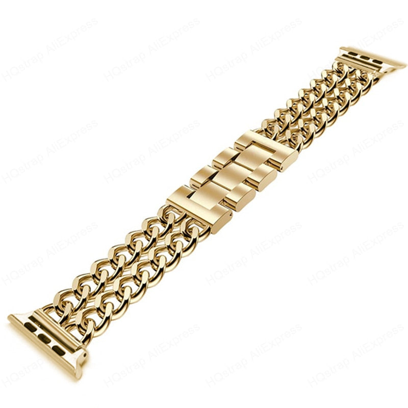 Stainless Steel Strap for Apple Watch 6 4 Se 7 Band 44mm 42mm 45mm 38/41 for Apple Watch Series 5 40mm Strap Band Bracelet Belt