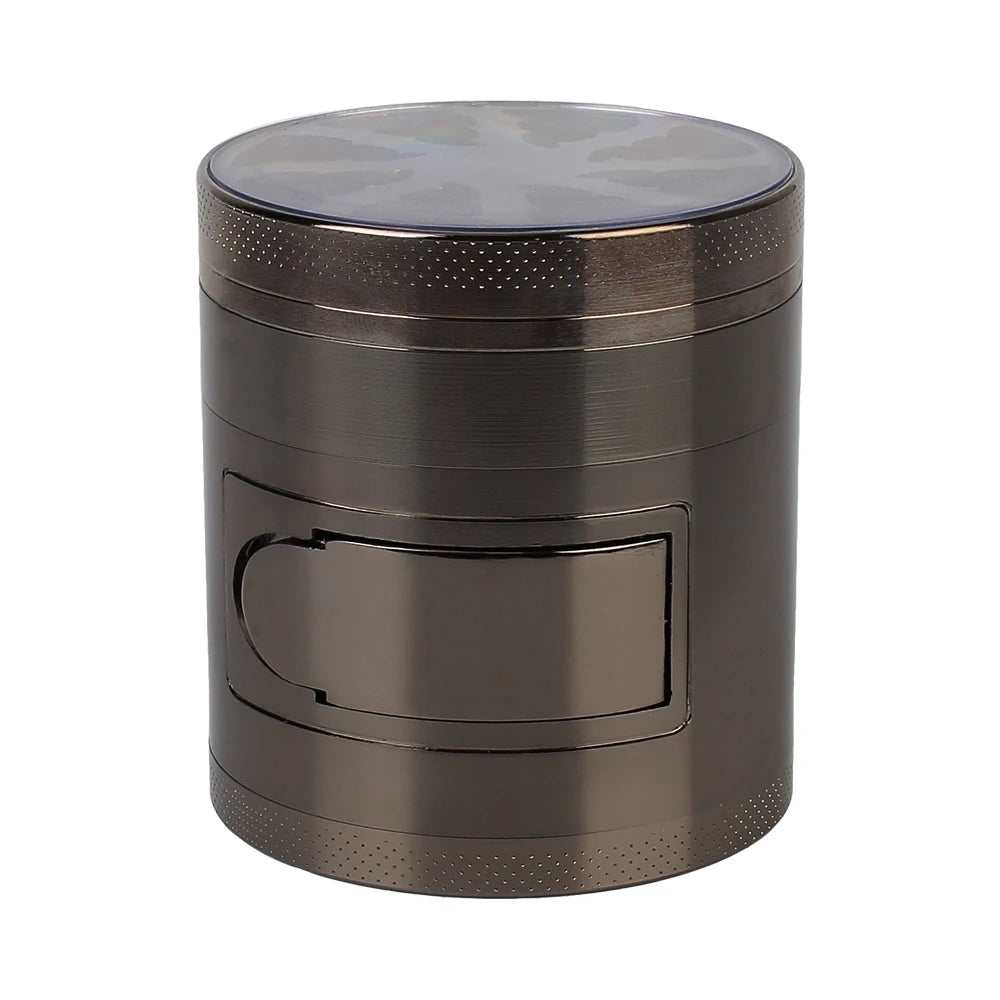 Smoking Herb Cutter 4-layer 63mm Herb Tobacco Grinder Zinc Alloy Manual Hand