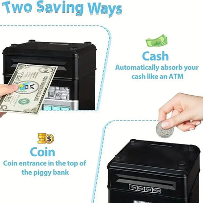 Children's piggy bank toys play house financial toys can access passwords to unlock ATM piggy banks Children's gifts