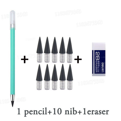 Black Technology Erasable  Infinity Pencil Student Upright No Cutting or Ink Can't Finish Writing Painting Is Not Easily Broken