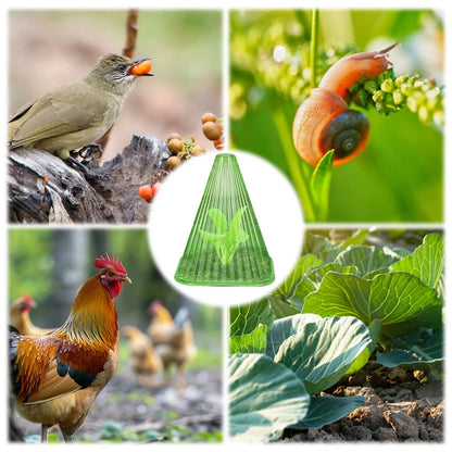 5-31PCS Green Garden Cloches Against Snails/weather Influences For Plant Care And Protection Effective Plant Protection Covers