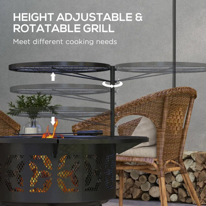 Portable  BBQ Grill Master ,Backyard Camping Picnic Essential, Fire Pit， portable grill ,camping oven ，bbq grill outdoor