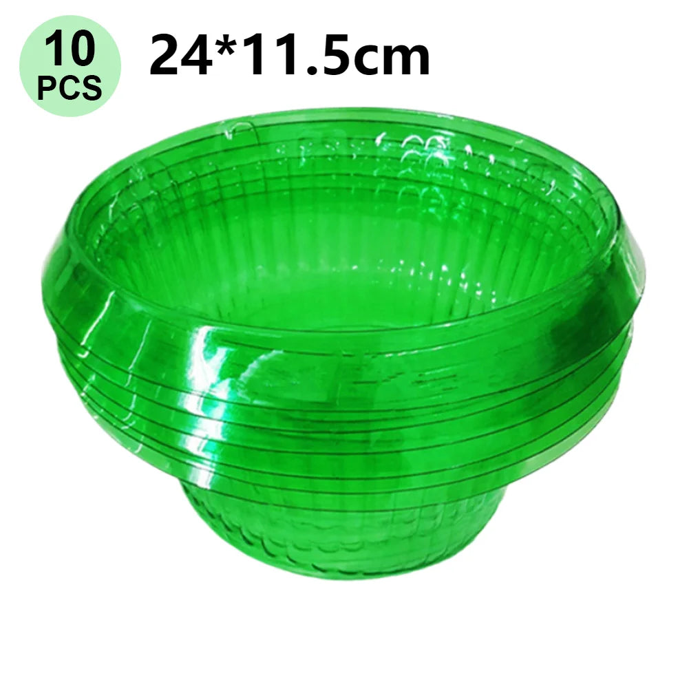 5-31PCS Green Garden Cloches Against Snails/weather Influences For Plant Care And Protection Effective Plant Protection Covers