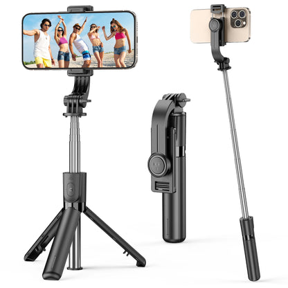F01 Wireless Bluetooth Remote Mini Tripod Selfie Stick Handheld Adjustable Stabilizer Tripod Phone Stand for iPhone Android