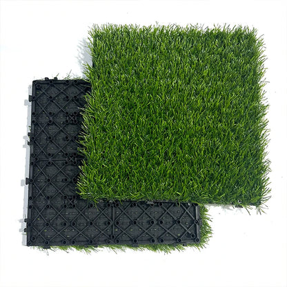 30cm Artificial Grassland Grass Lawn Turf Grass DIY Green Fake Plant Suspended Simulated Flocking Landscape Garden Decorations