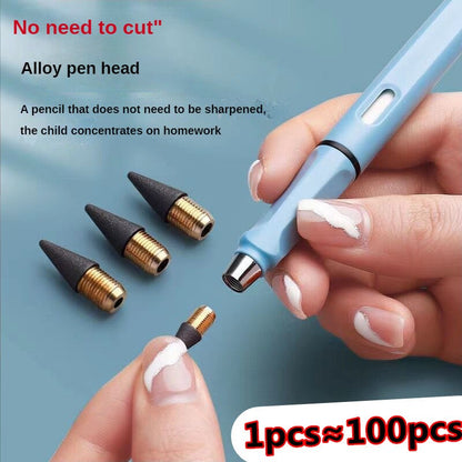 Children's Infinity Pencil Cheap School Supplies Cute Korean Stationery Free Shipping Item HB 0.5mm Mechanical Eternal Pencil