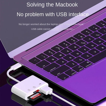 3 in 1 Micro USB Type C Adapter Multifunctional USB TF SD Card Reader USB-C Memory Card Adapter For Macbook Samsung Laptop