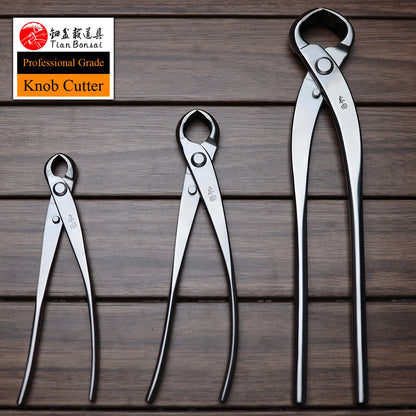 professional grade Bonsai Tools knob cutter concave edge cutter 4Cr13MoV Alloy Steel made by TianBonsai