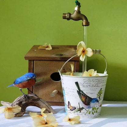 Outdoor Garden Water Fountain Flowing Spout Watering Can Tap Fountain Magic Faucet for Home Garden Lawn Patio Yard Art Decor