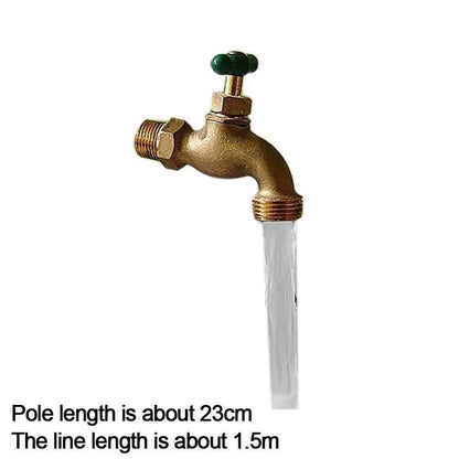 Outdoor Garden Water Fountain Flowing Spout Watering Can Tap Fountain Magic Faucet for Home Garden Lawn Patio Yard Art Decor