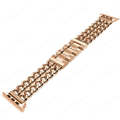 Stainless Steel Strap for Apple Watch 6 4 Se 7 Band 44mm 42mm 45mm 38/41 for Apple Watch Series 5 40mm Strap Band Bracelet Belt