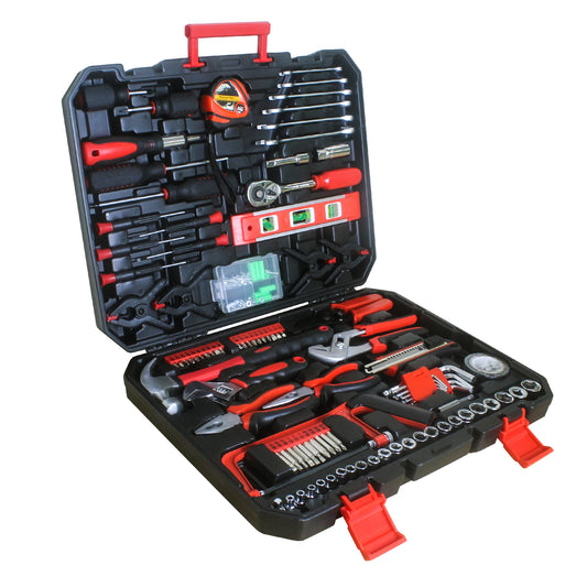 238Pcs toolbox set, suitcase set with tools, convenient tool set, suitable for schools, garages, companies, safe and convenient