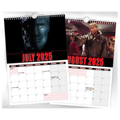 Trump Calendar 2025 The Trumpinator 2025 Wall Calendar Tough Guy Donald Trump Hanging Calendar Monthly Calendar for Home Office