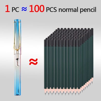 Eternal pencil For Kids Cute Pens Painting Art Office&School Supplies Infinity Pencils Tips Refill Set Stationery