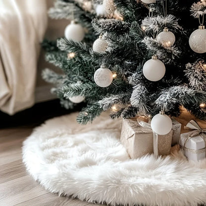 Plush Christmas Tree Skirt