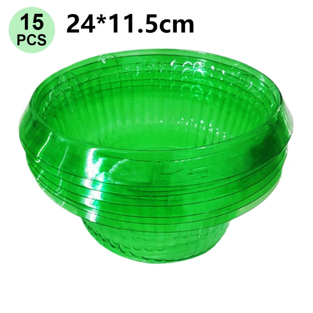 5-31PCS Green Garden Cloches Against Snails/weather Influences For Plant Care And Protection Effective Plant Protection Covers