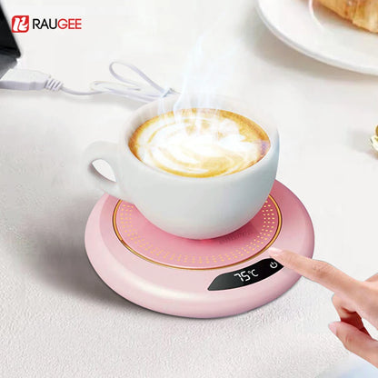 Cup Warmer USB Coffee Cup Heater Electric Milk Tea Cup Heating Coaster Cup Mug Warmer For Home Office USB Desktop Cup heater
