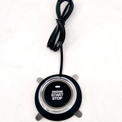 9Pcs Car SUV Switch Keyless Entry Engine Start Alarm System Push Button Remote Starter Stop Auto Anti-theft System Auto Supplies