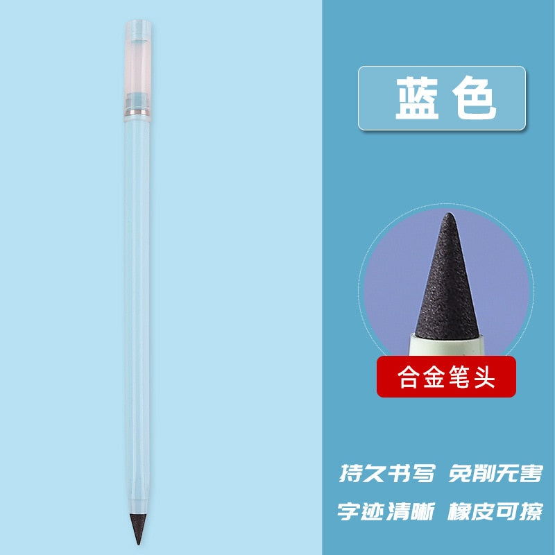 Premium Automatic Infinity Pencil Black Without Sharpening High Tech Mechanical Pencil for Children's School Stationery Supplies