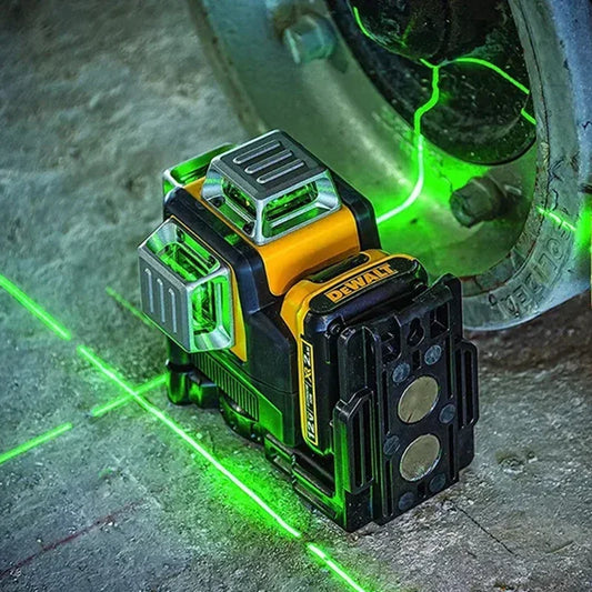 2024 Dewalt DW089LG 12 Lines 3 Sides*360 Degree Vertical 12V Lithium Battery Laser Level Horizontal Green Meter Outdoor