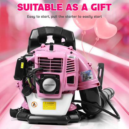 52CC 2-Stroke Backpack Gas Leaf Blower, Gas Blower, Up to 550 CFM, Powerful Clearing, for Lawn Care Yard Dust Debris