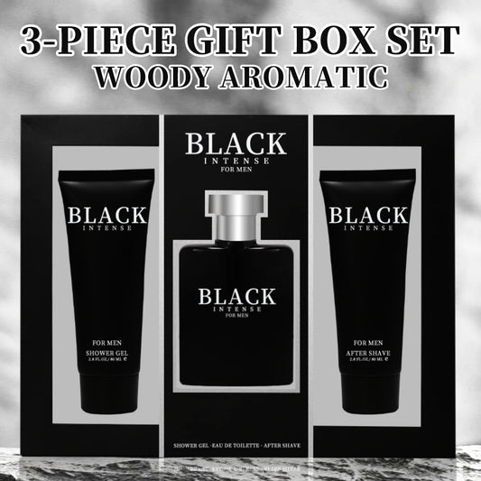 Men's Fragrance Set Men's Eau De Toilette Spray Shower Gel After Shave Gift Box, 1.7FL.OZ Perfume, 2.8FL.OZ Shower Gel, 2.8FL.OZ