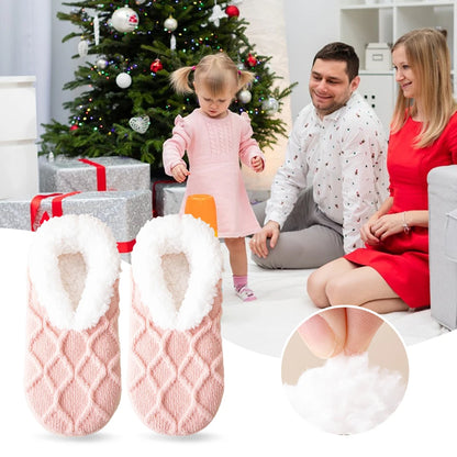 Winter Floor Socks Thermal Mens Slippers Socks Home Warm Women Socks Thickened Snow Socks Sleep Carpet Socks Non-slip Short Sock