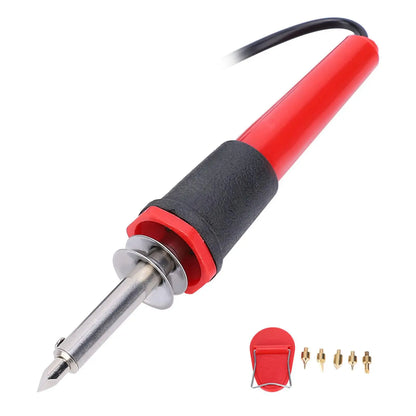 40W Electric Soldering Iron & Wood Burning Pen Engraving Tool - Pyrography Set for Crafting & Carving