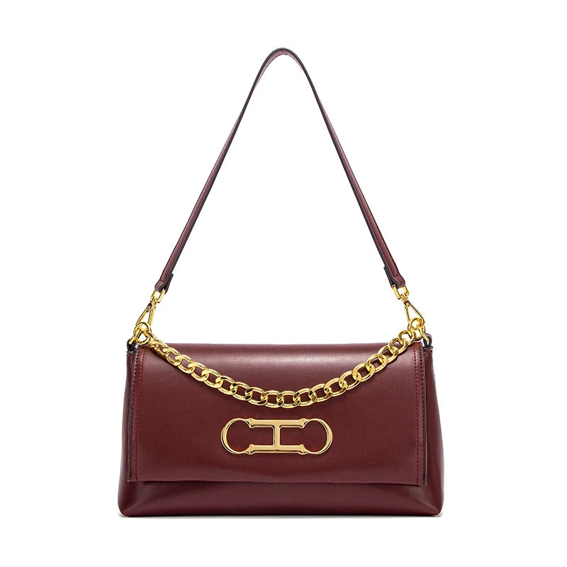 CH Design Sense High Quality Brand Women's Bag Simple Versatile Fashion Senior Sense Ladies Shoulder Bag Letters Printing