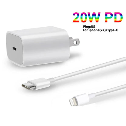 20W PD Charger Quick Charging Type C Fast Charging Adapter For iPhone 14 13 12 Pro Max 8 Plus XR Phone Adapter Phone Accessories