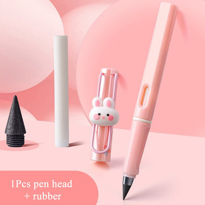 Cute Infinity Pencil Stationery Lapiz Infinito New Technology Painting No Ink Writing Pen Stylo Art Supplies Kawaii Magic Pencil