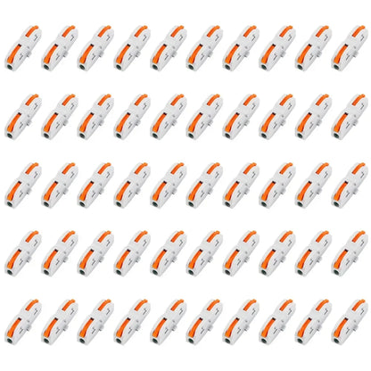 STONEGO Quick Wire Connectors for Stranded/Solid Core Wire Reusable One-to-One Terminal Block Splicing Connectors