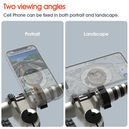 Bike Phone Holder,Motorcycle Cellphone Handlebar Mount,Universal Mountain/Road Bicycle,MTB,Scooter,Electric Handlebar Phone Stan
