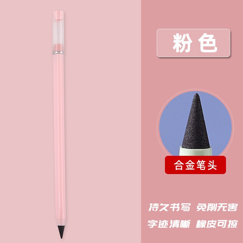 Premium Automatic Infinity Pencil Black Without Sharpening High Tech Mechanical Pencil for Children's School Stationery Supplies