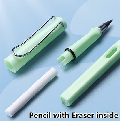 Children's Infinity Pencil Cheap School Supplies Cute Korean Stationery Free Shipping Item HB 0.5mm Mechanical Eternal Pencil