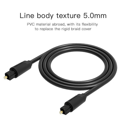 Vention Digital Optical Audio Cable Toslink SPDIF Coaxial Cable 1m 2m 5m for Amplifiers Blu-ray Xbox 360 PS4 Soundbar Fiber Cabl