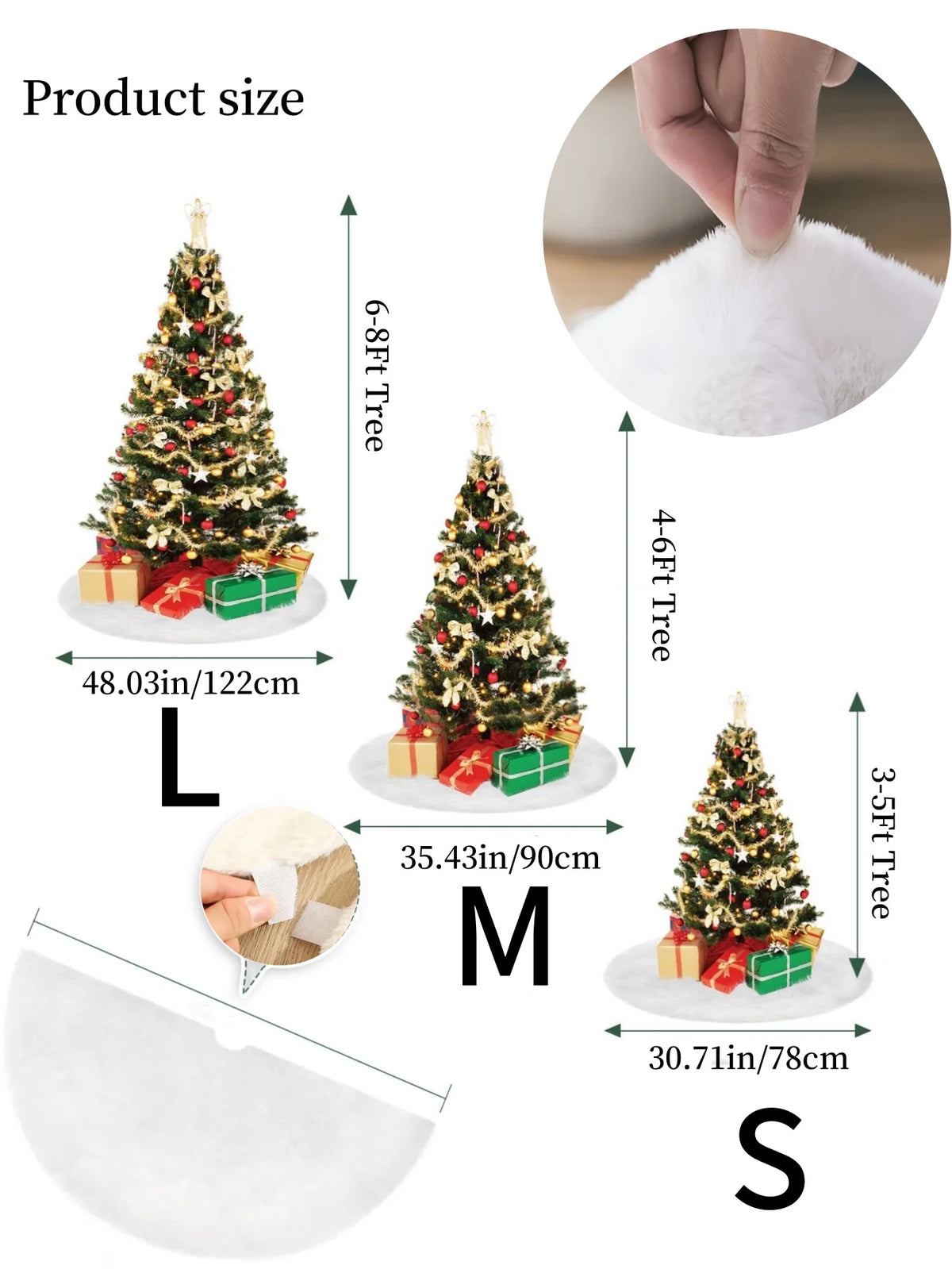 Plush Christmas Tree Skirt